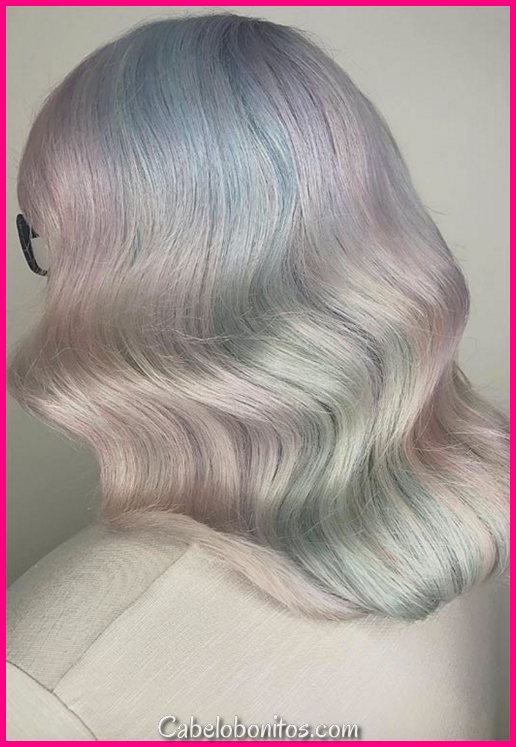 Tendência de cabelo madrepérola: 53 cores de cabelo pérola iridescente para tingir