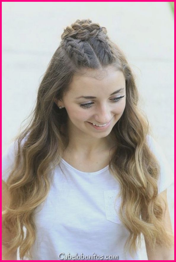 18 penteados para meninas adolescentes para olhar encantador -  cabelobonitos.com