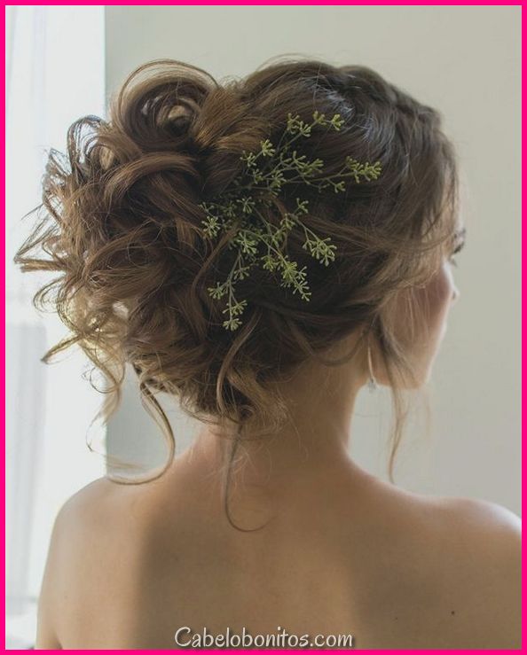 Penteados de conúbio para cabelos longos para noivas