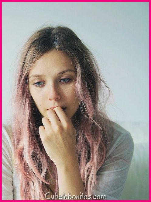 30 ideias de cabelo rosa Ombre