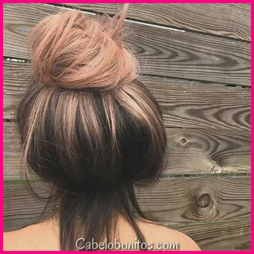 50 cor de cabelo de ouro rosa irresistível parece que provar que você pode retirar essa tendência