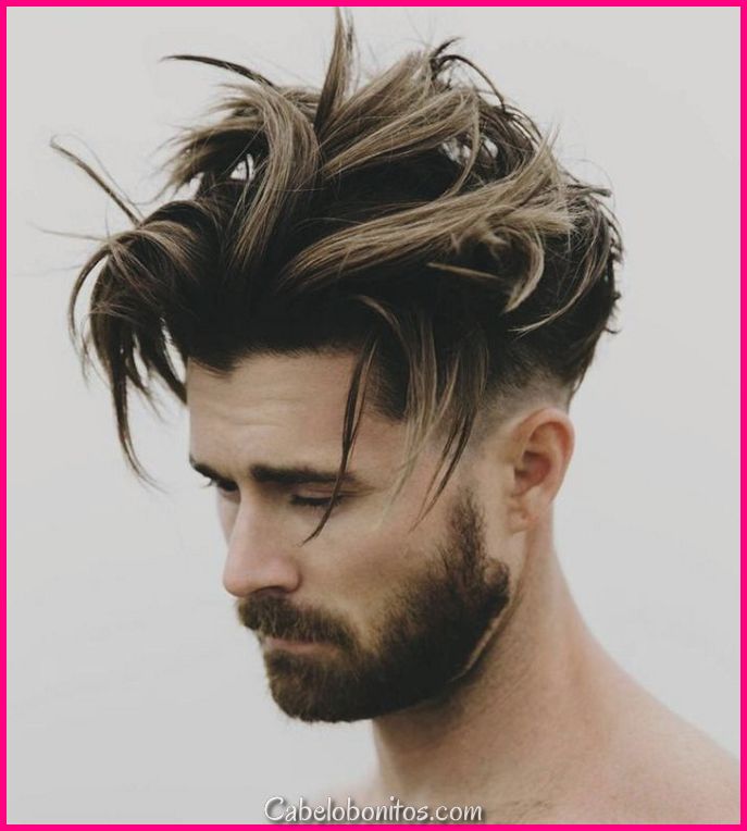 17 penteados médios para homens - exibir sua personalidade Dapper