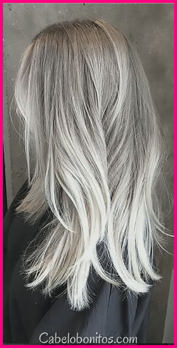 25 Silver Hair Color parece que são absolutamente lindo