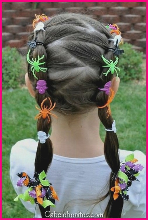 Penteado de rapariga - 50 adoráveis ​​idéias para a primavera