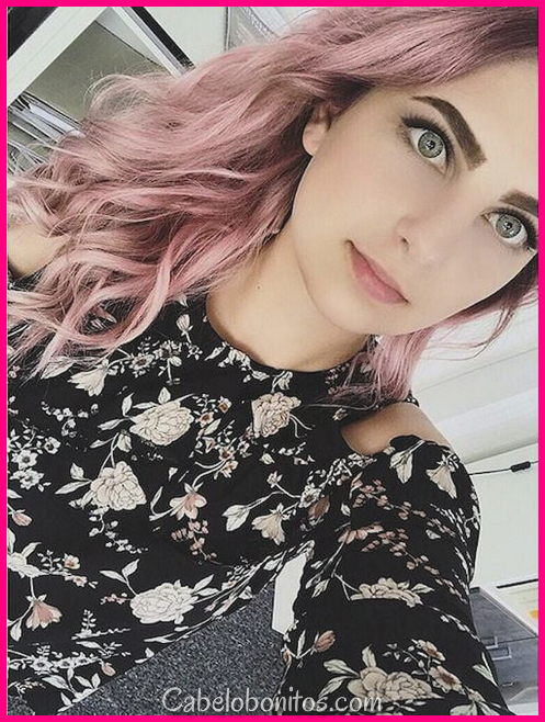 57 idéias de cor de cabelo rosa para apimentar seus looks para 2018
