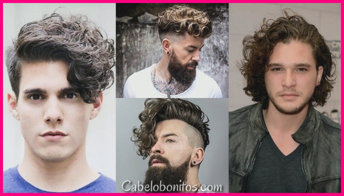 25 Mens Hairstyle para cabelo encaracolado para olhar hipnotizante