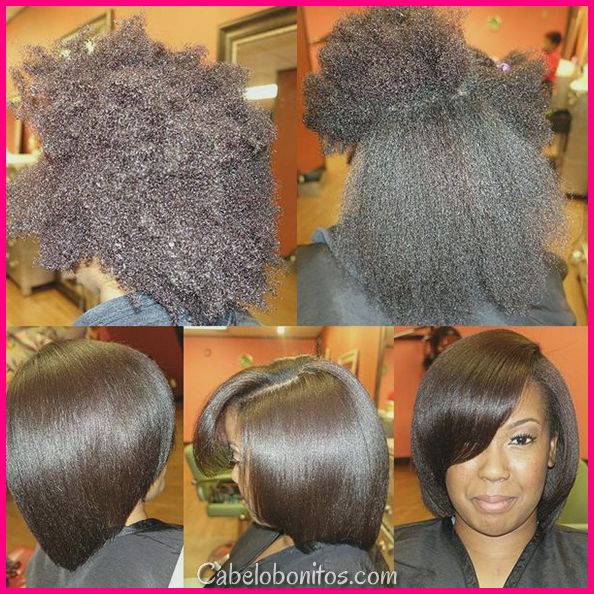 Penteados naturais curtos para as mulheres negras