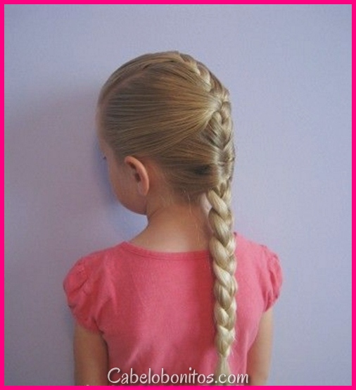Penteado de rapariga - 50 adoráveis ​​idéias para a primavera