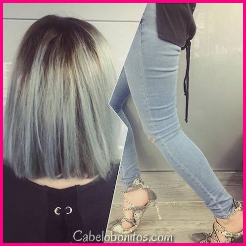 36 Denim Hair Color Ideas para combinar com seu jeans em 2018