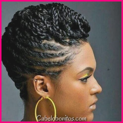 Penteados curtos e cortes de cabelo para mulheres negras