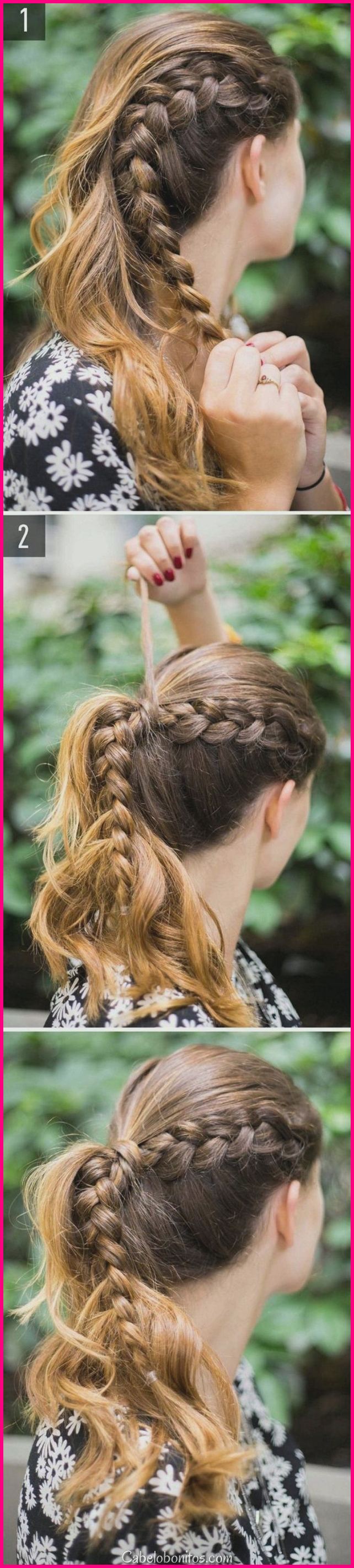Penteados de sarau perfeita para cabelos longos fácil de fazer em moradia passo a passo 2018