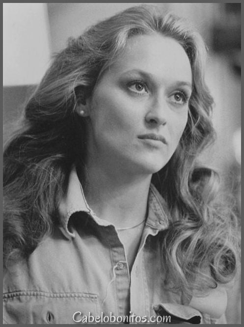 Penteados Meryl Streep: melhor para as mulheres mais velhas com cabelo fino