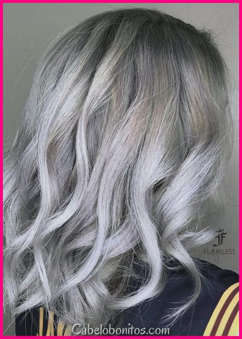 Tendência de cabelo prata: 51 Cool Gray cores de cabelo e dicas para ir cinza