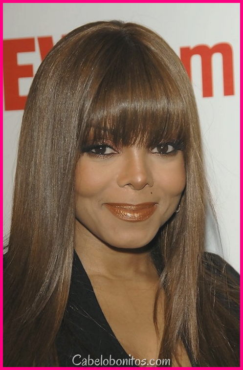 Penteados Janet Jackson - 37 penteados mais apreciados de todos os tempos