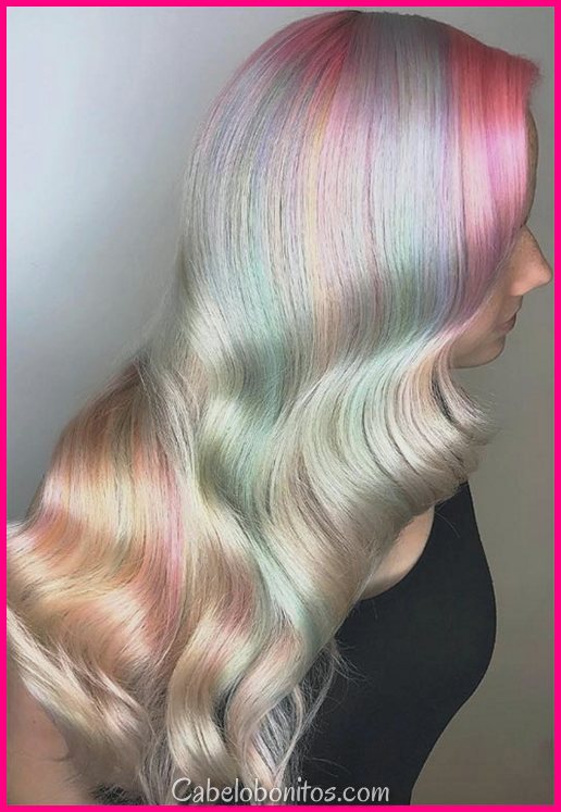 Tendência de cabelo madrepérola: 53 cores de cabelo pérola iridescente para tingir