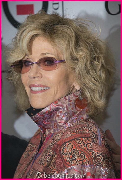 30 penteados mais elegantes e charmosos de Jane Fonda