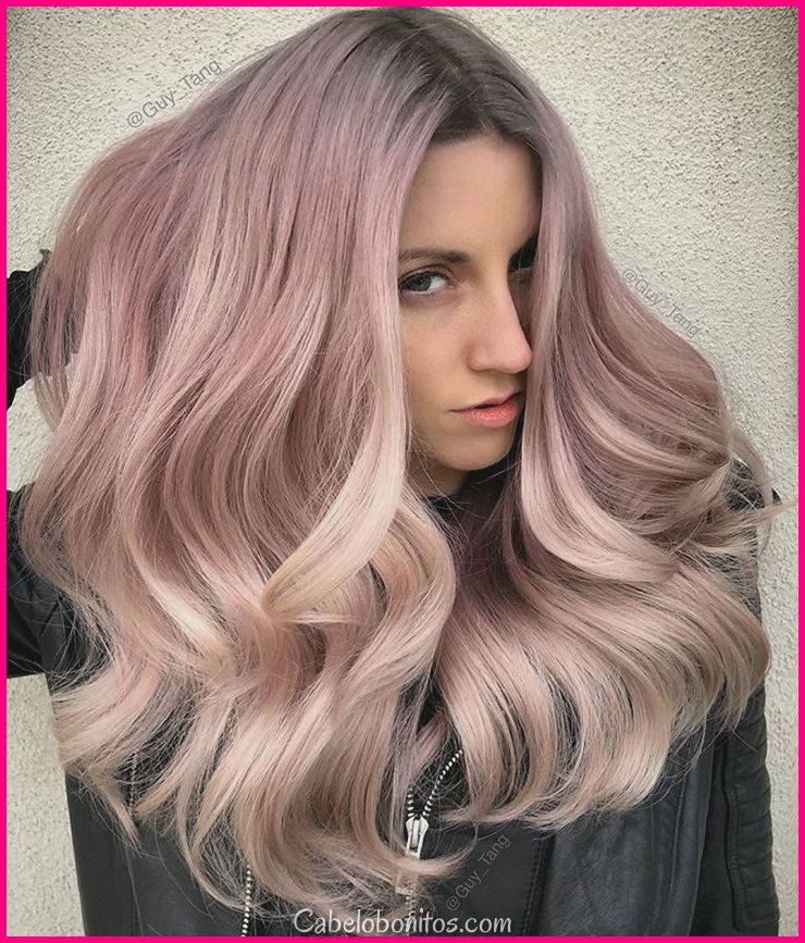 50 formas arrojadas e sutis de usar o cabelo rosa pastel