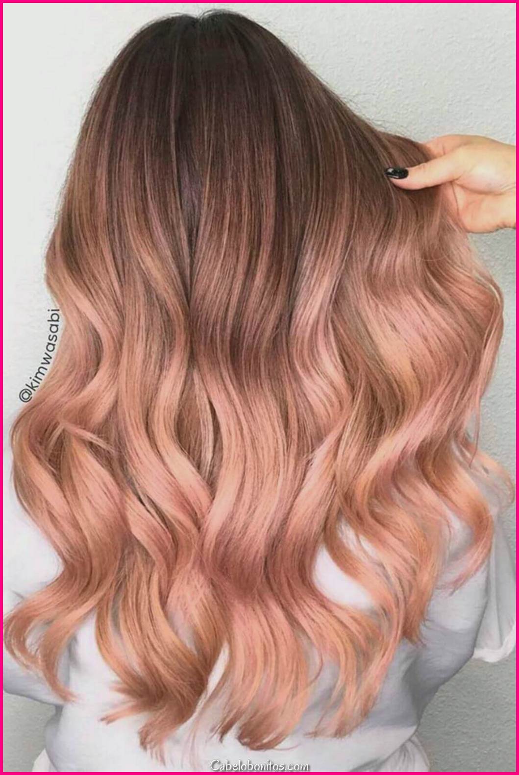 50 cor de cabelo de ouro rosa irresistível parece que provar que você pode retirar essa tendência