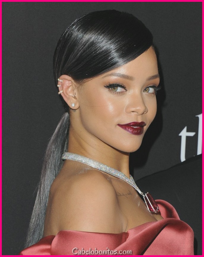 Penteados Rihanna - 32 melhores looks de cabelo Rihanna de todos os tempos