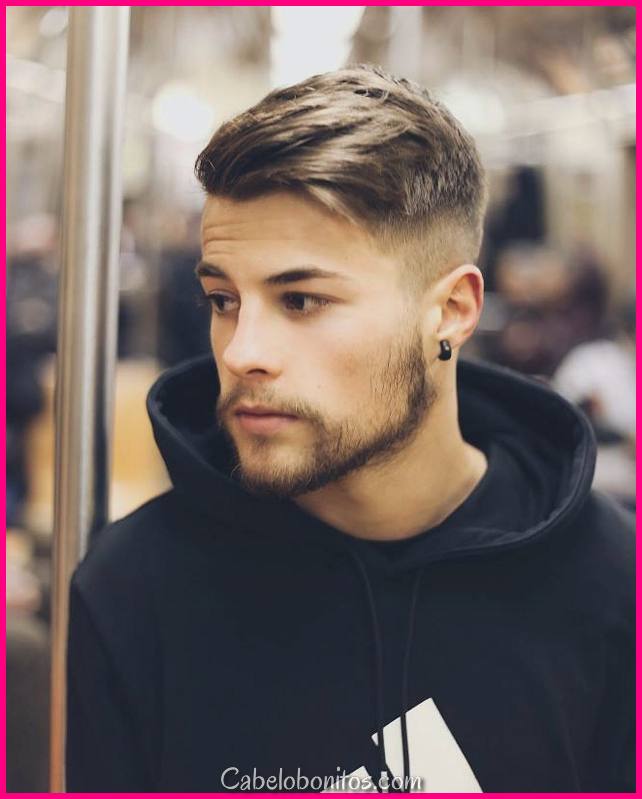 Mais recentes cortes de cabelo faceta para homens 2018 para impressionar meninas