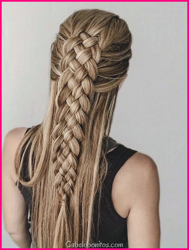 50 penteados de tranças lindos para cabelos longos - cabelobonitos.com