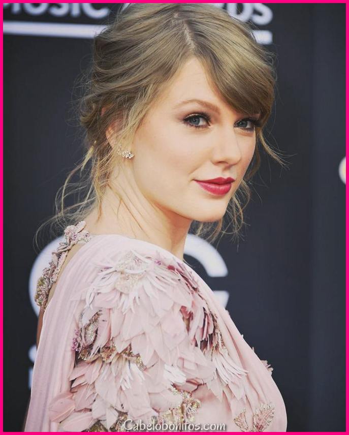 Cortes de cabelo de Taylor Swift - 30 penteados de assinatura de Taylor Swift