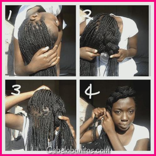10 penteados de tranças de caixa requintada para fazer você mesmo