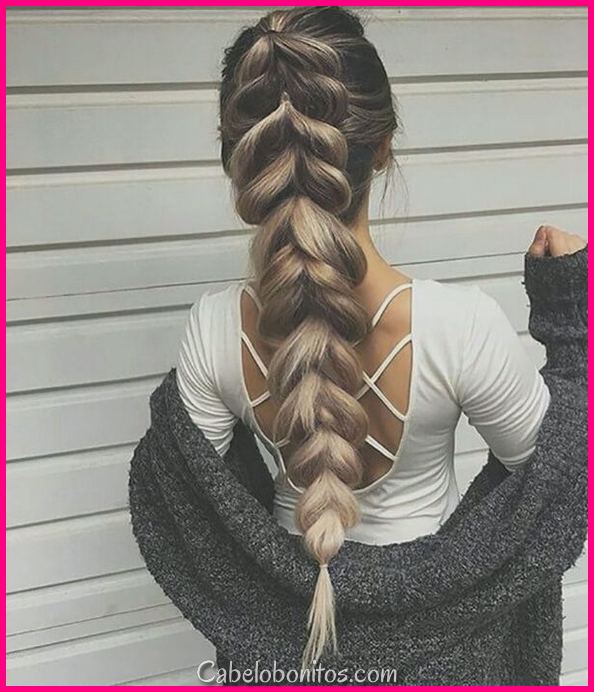 50 penteados de tranças lindos para cabelos longos