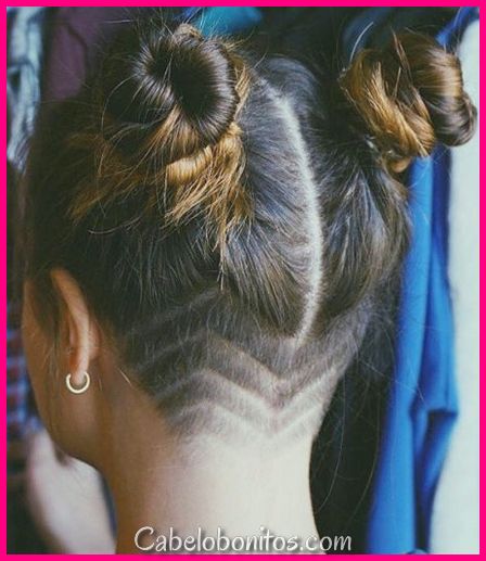 66 penteados raspados para mulheres que viram as cabeças em todos os lugares