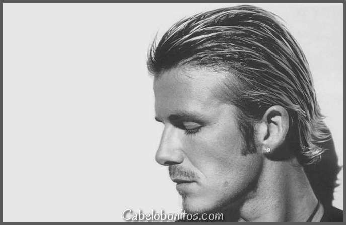 30 penteados de David Beckham - inspiração do um nos biliões
