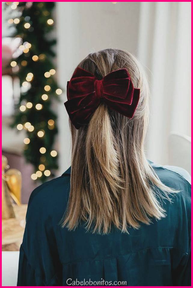 Penteados de sarau de férias para cabelos longos 2018-Natal penteados 2018