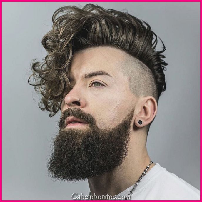 18 penteados encaracolados para homens olhar carismático