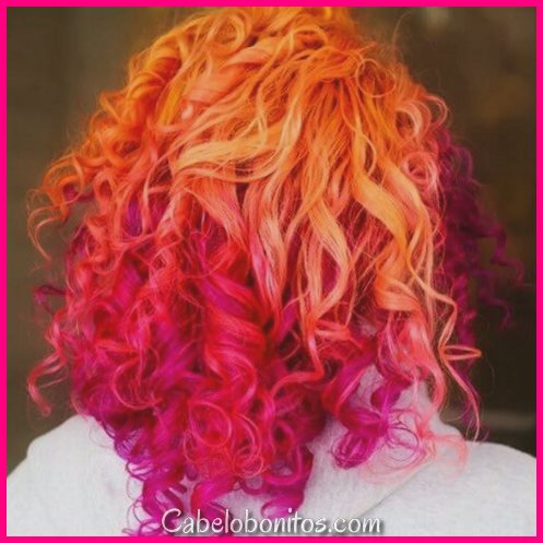 50 idéias de cabelo Ombre vermelho ardente