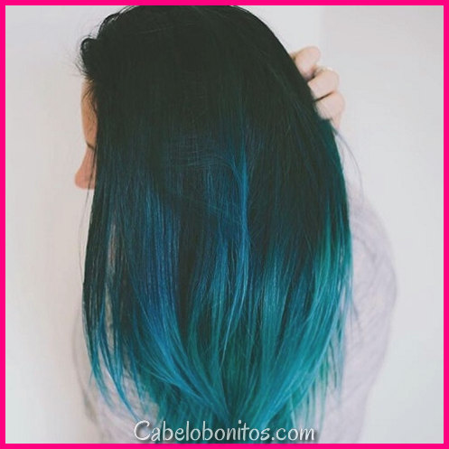 50 estilos de cabelo Ombre Super Cool Blue