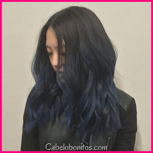 50 estilos de cabelo Ombre Super Cool Blue