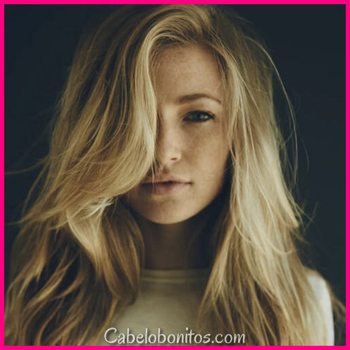 50 maneiras extraordinárias de nutar cabelos longos com franja