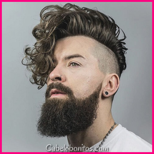 45 surpreendentes penteados encaracolados para homens: inspiração e idéias