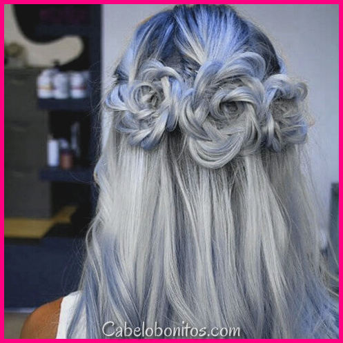 52 ideias luxuosas de cabelos grisalhos que você vai amar