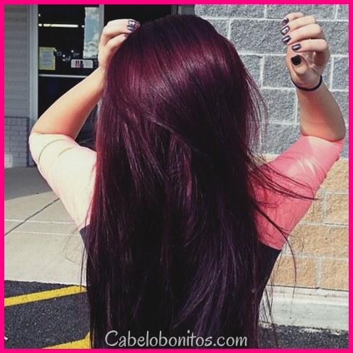 50 sugestões roxas fabulosas do cabelo