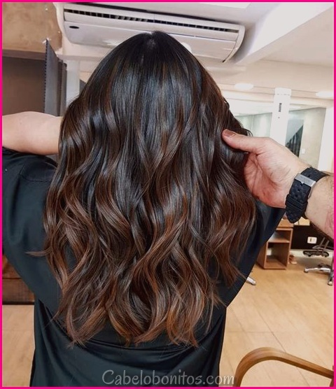 Cabelo Castanho Escuro: Alternativa ao cabelo preto