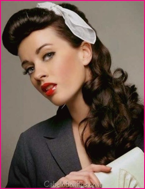 Estilo Vintage: Penteado Retrô e Glamouroso