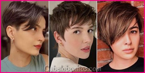 Inspirações de Corte Pixie para Cabelos Cacheados