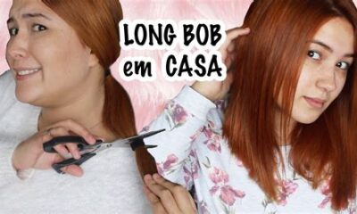 Passo a passo para fazer um corte de cabelo Bob em casa