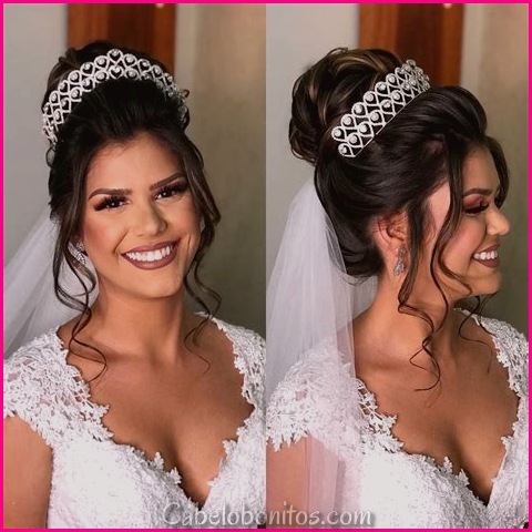 Penteados de Noiva Cabelo Meio Preso: Beleza e Versatilidade para o Casamento